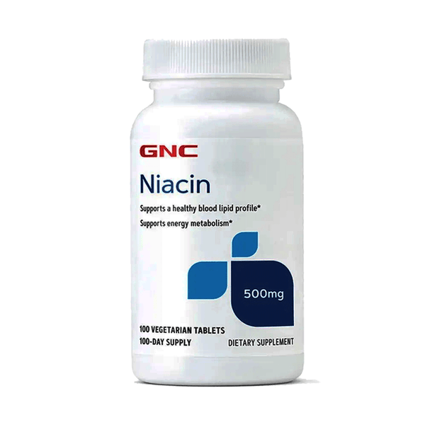 GNC Niacin 500mg, 100 Tablets - Passion Pulse