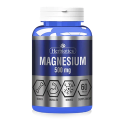 Herbiotics Magnesium 500mg,60 Tablets - Passion Pulse