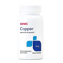 GNC Copper 2mg, 100Tablets - Passion Pulse