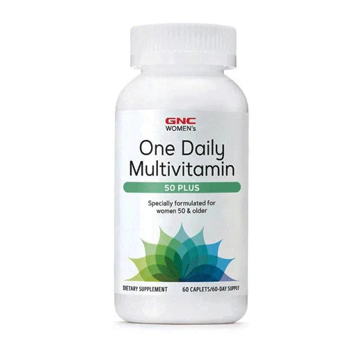 GNC Women's One Daily Multivitamin 50 Plus, 60 Caplets - Passion Pulse