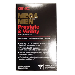 GNC Mega Men Prostate And Virility, 90 Caplets - Passion Pulse
