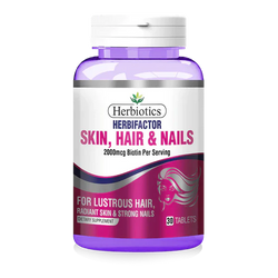 Herbiotics Herbifactor Hair, Skin & Nails,30 Tablets - Passion Pulse