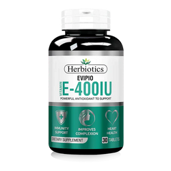 Herbiotics Evipio (Vitamin E-400 IU), 30 Tablets - Passion Pulse